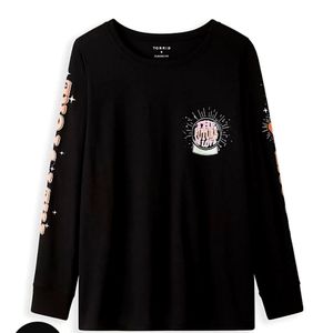 EVERYDAY TEE - SIGNATURE JERSEY FUTURE IS LOVE BLACK Size 2